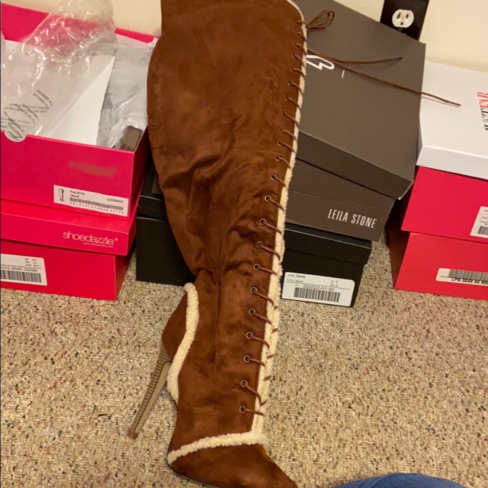 Brown boots